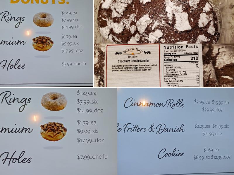 Rise’n Roll Bakery — Fishers Menu