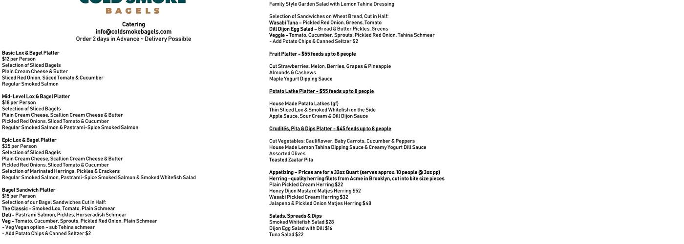 Wild Hops Brewery Menu