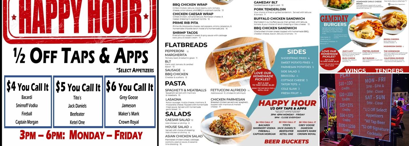 Gameday Menu