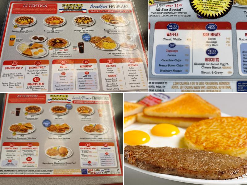 Waffle House Menu
