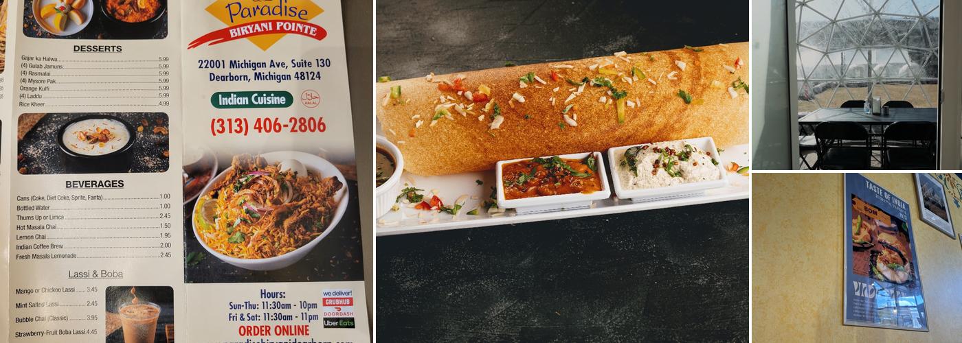 Paradise Street Eats & Biryani Menu