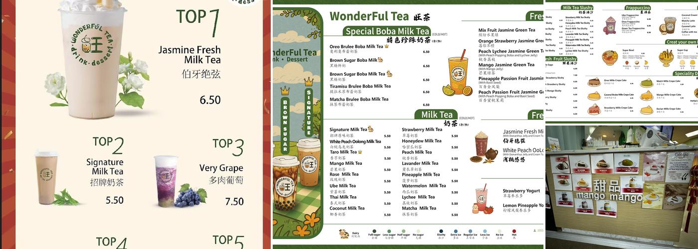 Mango Mango Dessert Menu