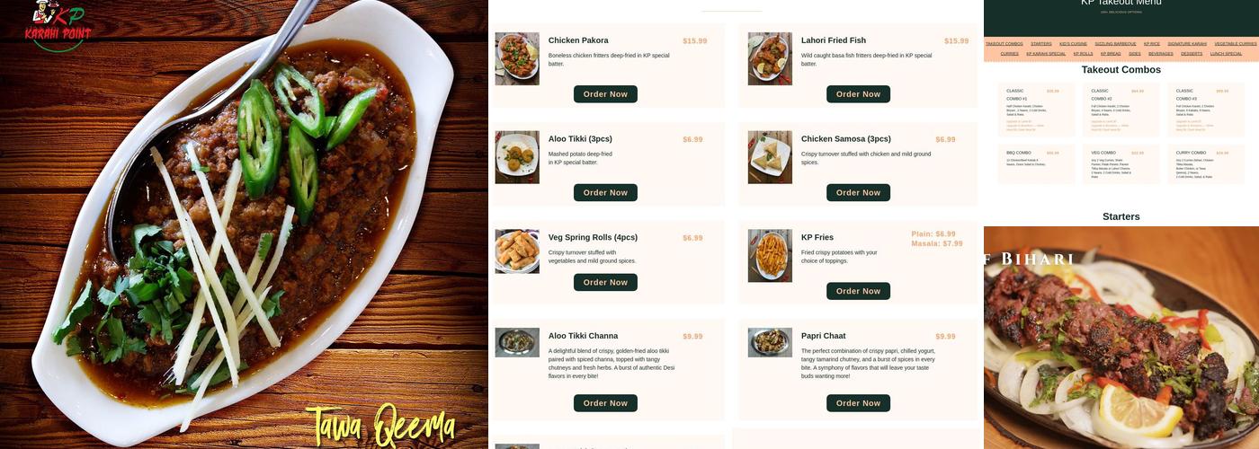 Karahi Point Mississauga Menu