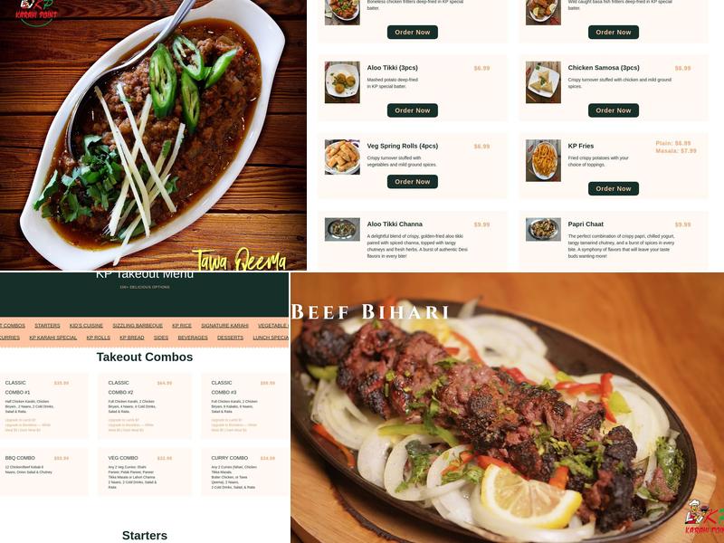 Karahi Point Mississauga Menu