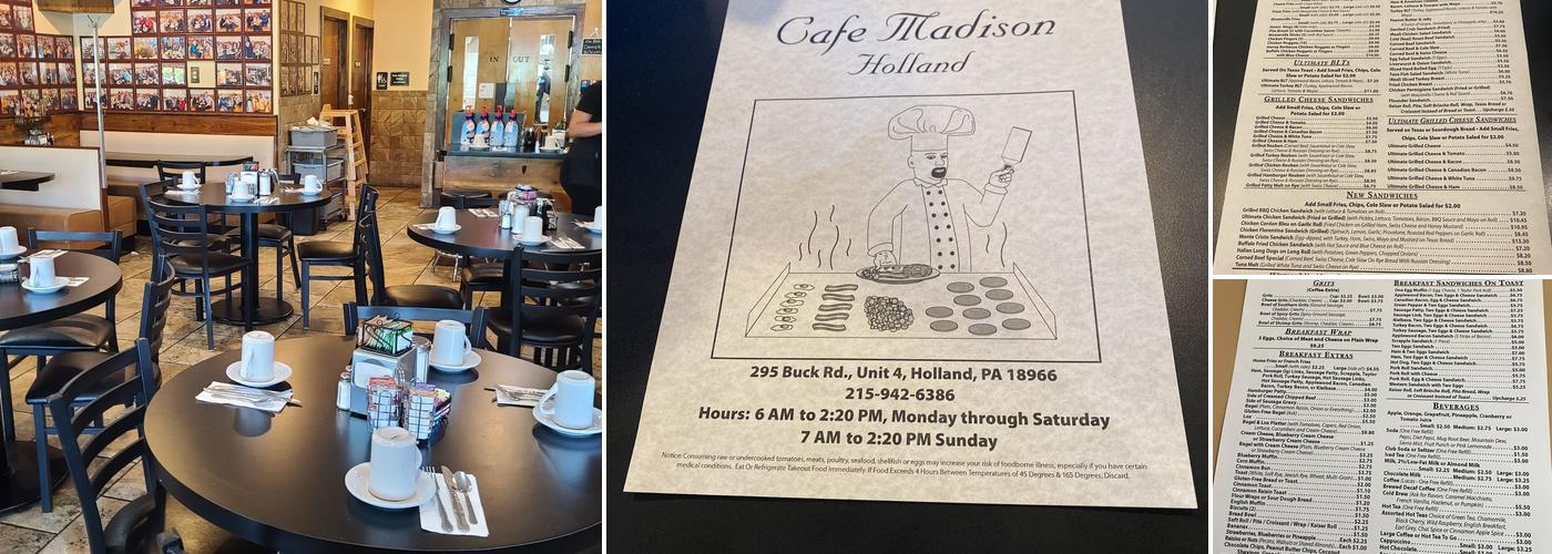 Café Madison Holland Menu