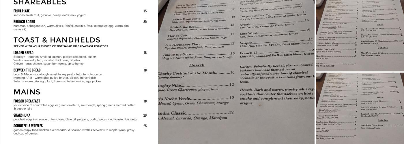 The Forge Menu