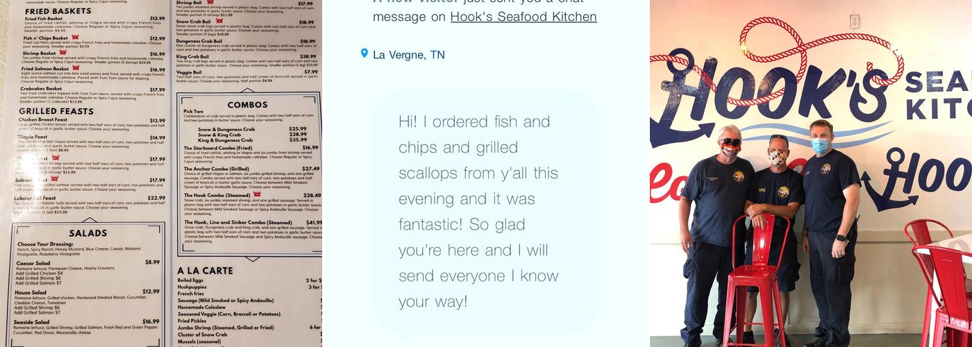 Hook's Seafood Kitchen Menu