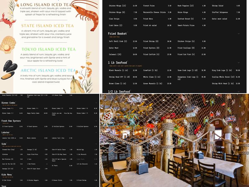 Storming Crab Youngstown Menu