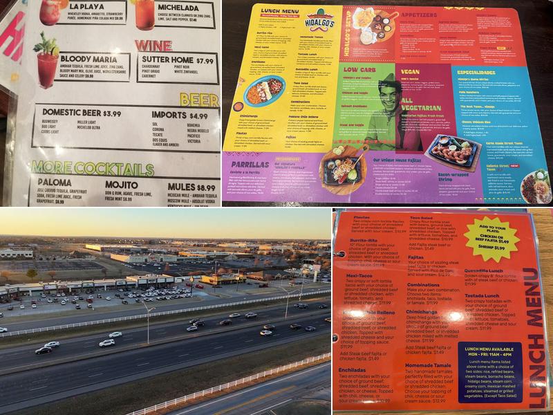 Hidalgo's Mexican Restaurant & Cantina Menu