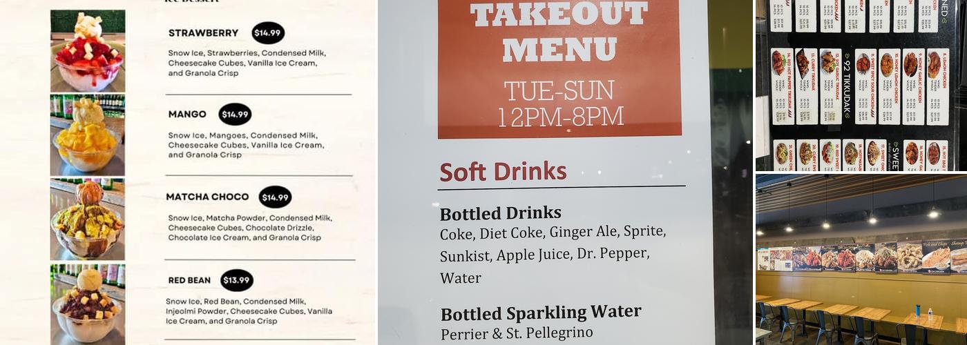 Bonanza Social Kitchen Menu