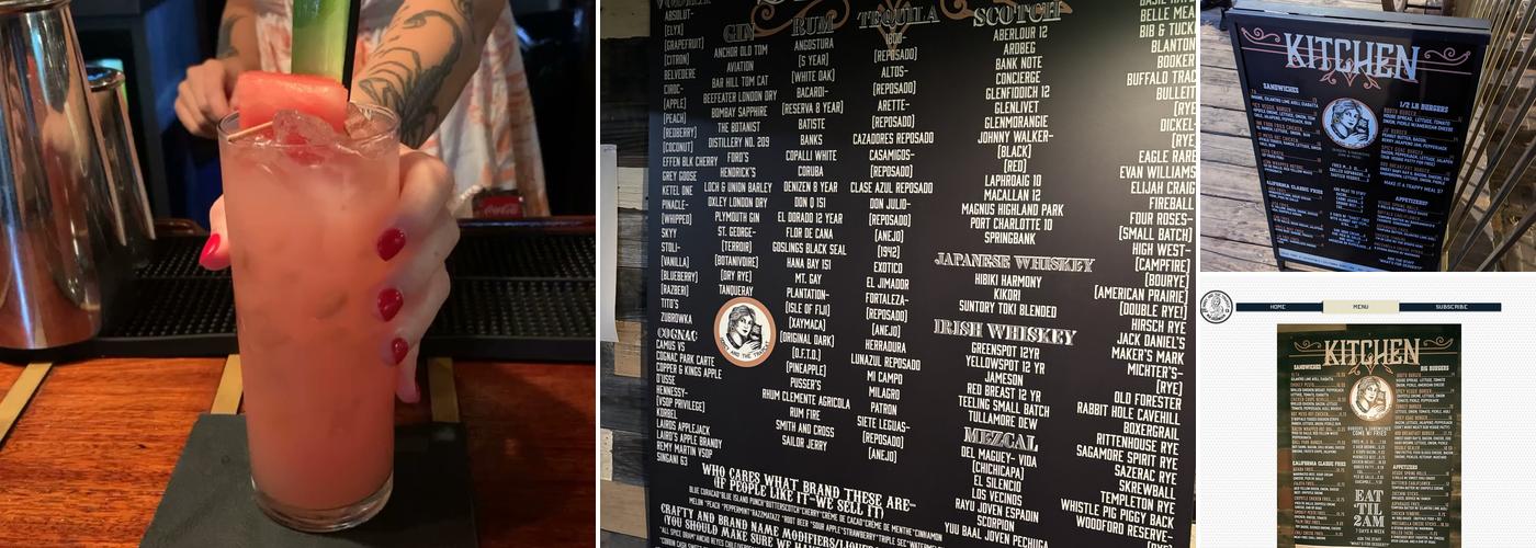 Honey and The Trapcat Menu