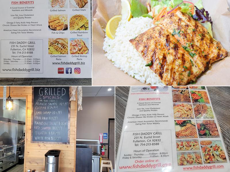 Fish Daddy Grill Menu