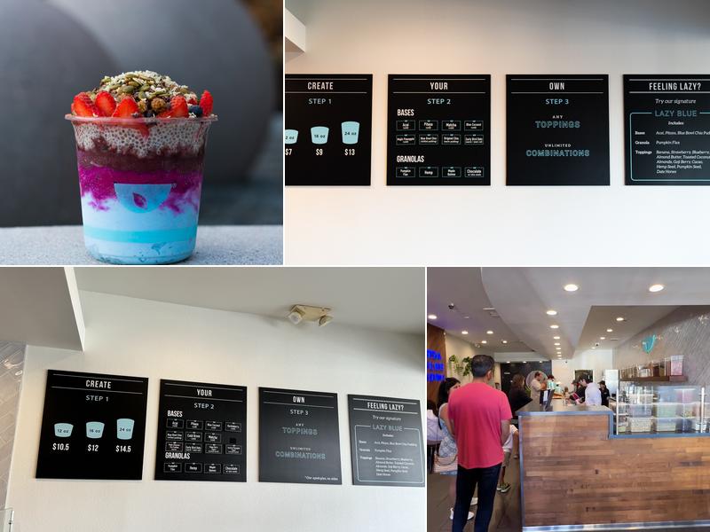 Blue Bowl Superfoods Menu