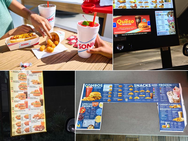 Sonic Drive-In Menu