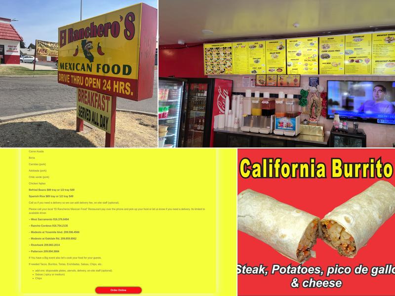 El Rancheros Mexican Food Menu