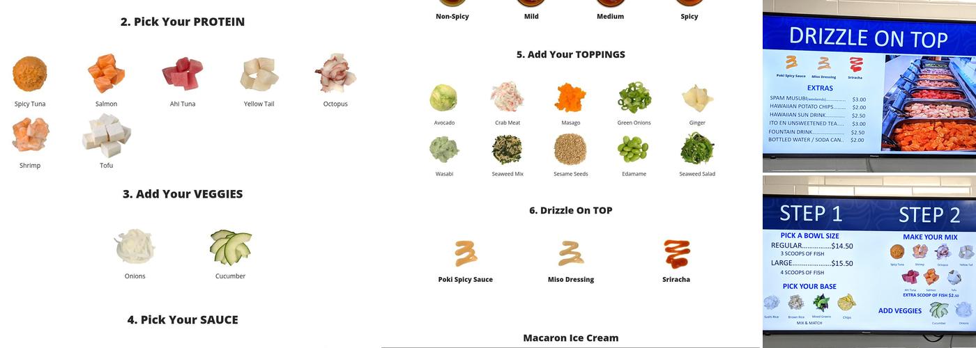 Poki Bowl Aptos Menu