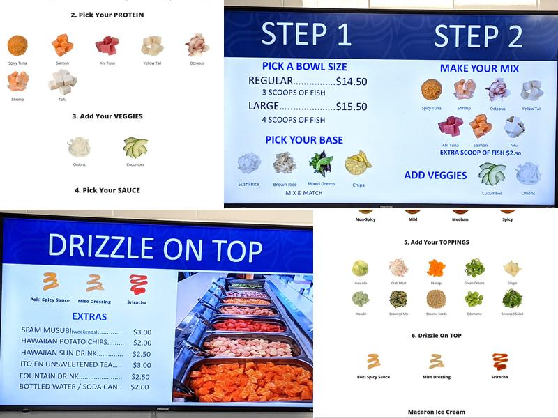 Poki Bowl Aptos Menu