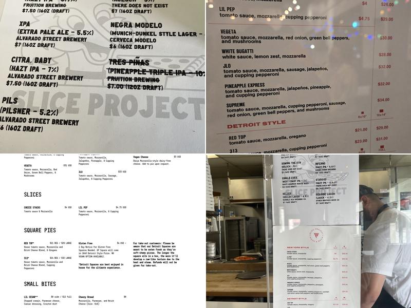 Slice Project Menu