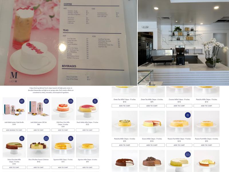 Lady M Cake Boutique - Los Altos Menu