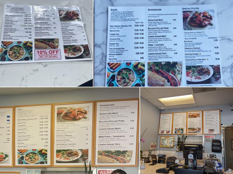 Pho 99 Plus Menu