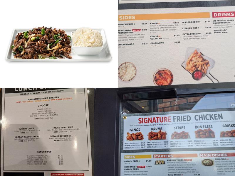 Bonchon Pleasanton Menu