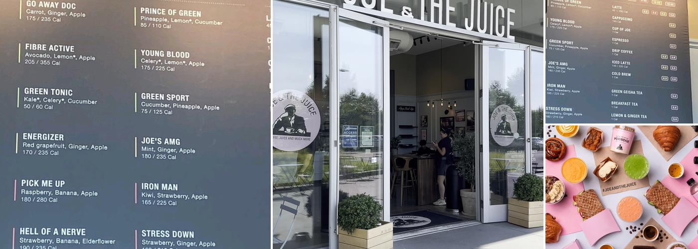 JOE & THE JUICE Menu