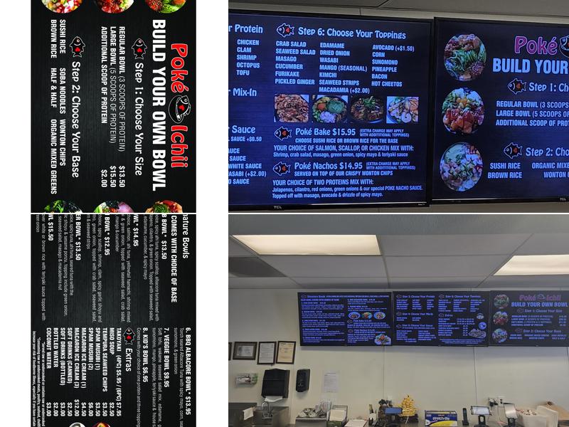 Poke Ichii Menu