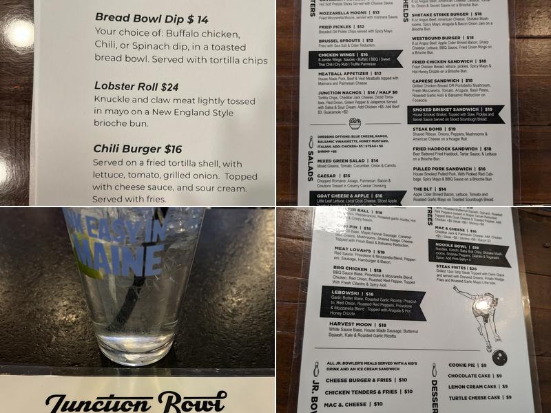 Junction Bowl Menu