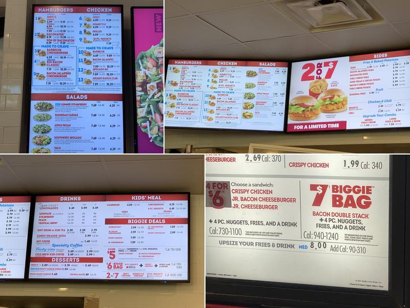 Wendy's Menu
