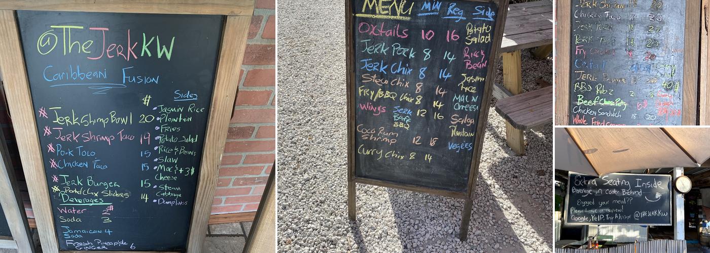 The Jerk Menu