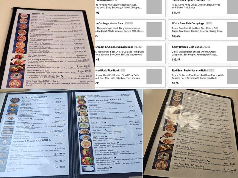 Qi Steam Kitchen Menu