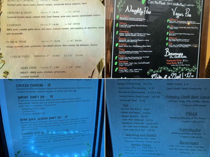 Enchanted Forest Dining Experience Menu