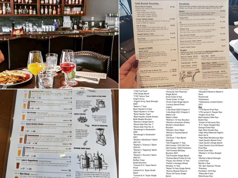 The Bee's Knees Whiskey Bar Menu