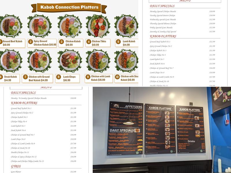 Kabob Connection-Hanover Menu