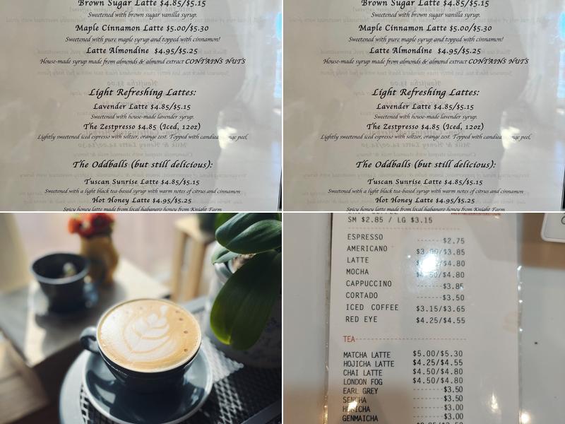 The Reister's Daughter Menu