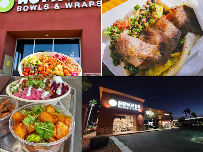 HUMMUS Bowls & Wraps