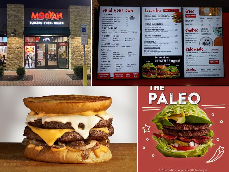 MOOYAH Burgers, Fries & Shakes Menu