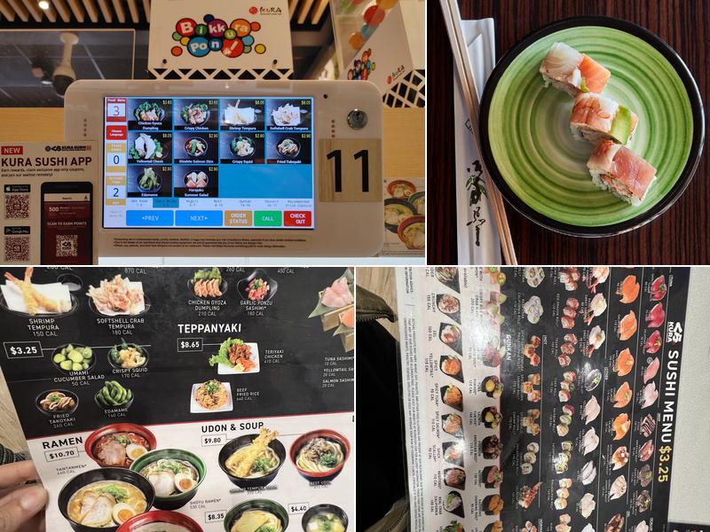 Kura Revolving Sushi Bar Menu