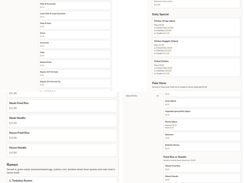 Poke's Works Mexican Grill Menu