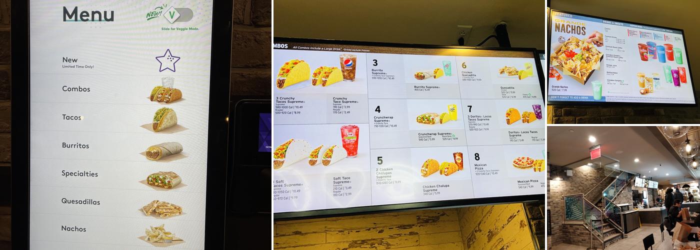 Taco Bell Cantina Menu