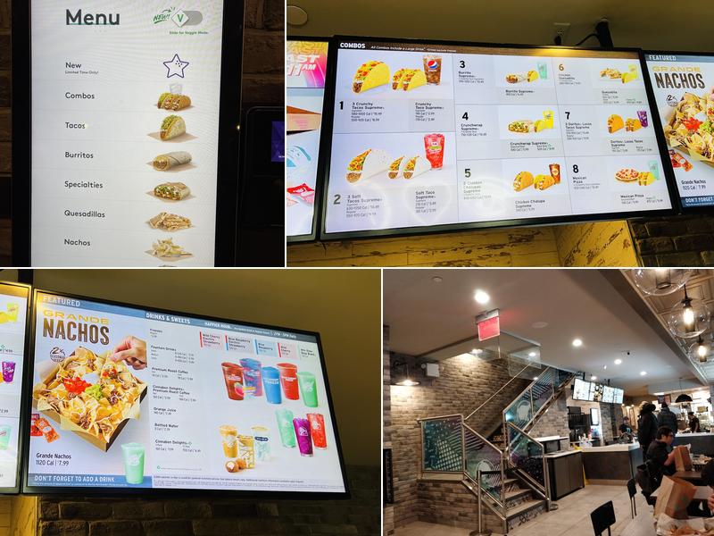 Taco Bell Cantina Menu