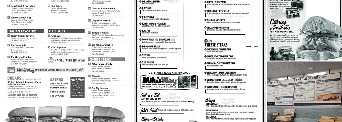 Jersey Mike's Menu