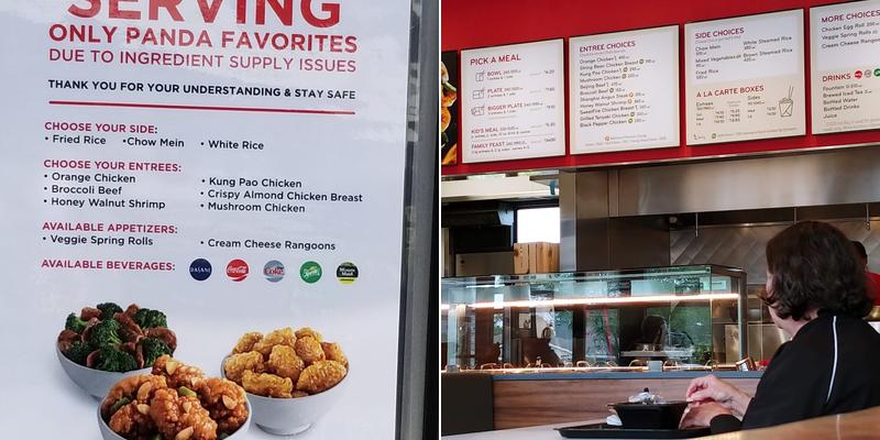 Panda Express Menu