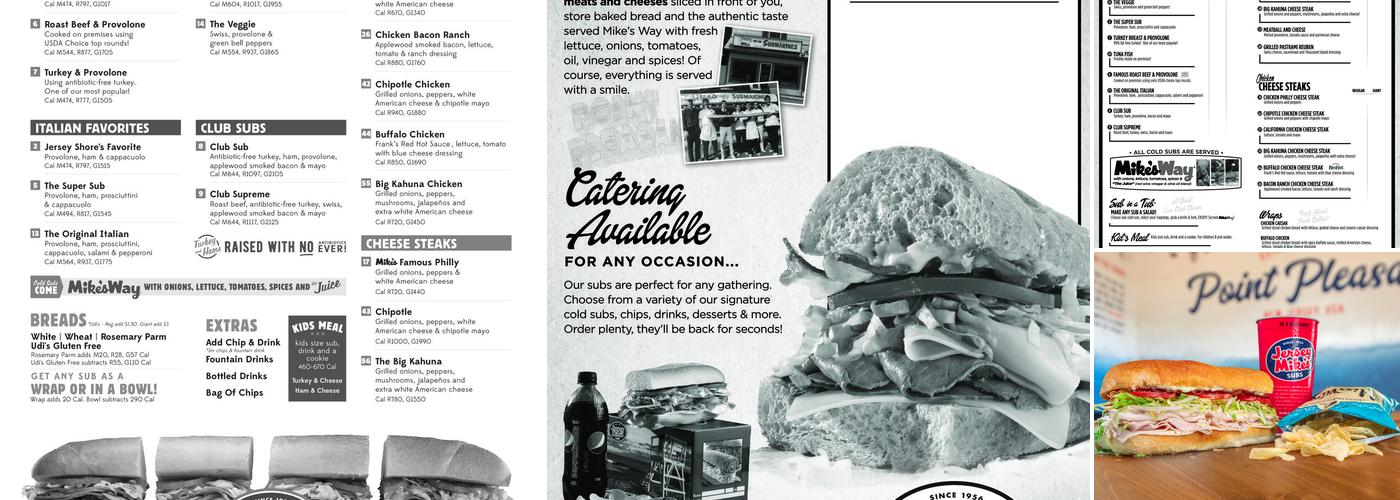 Jersey Mike's Subs Menu