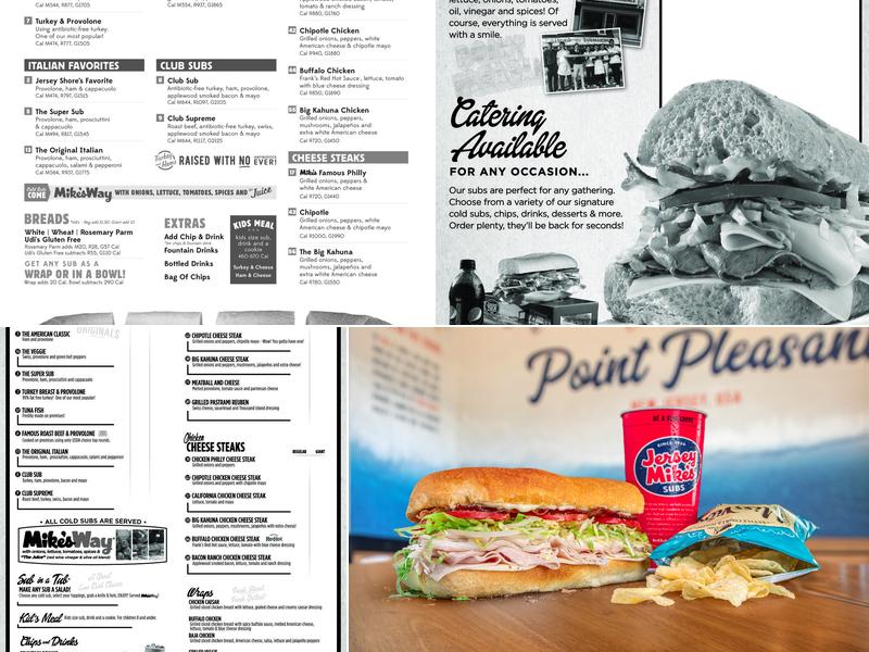 Jersey Mike's Subs Menu
