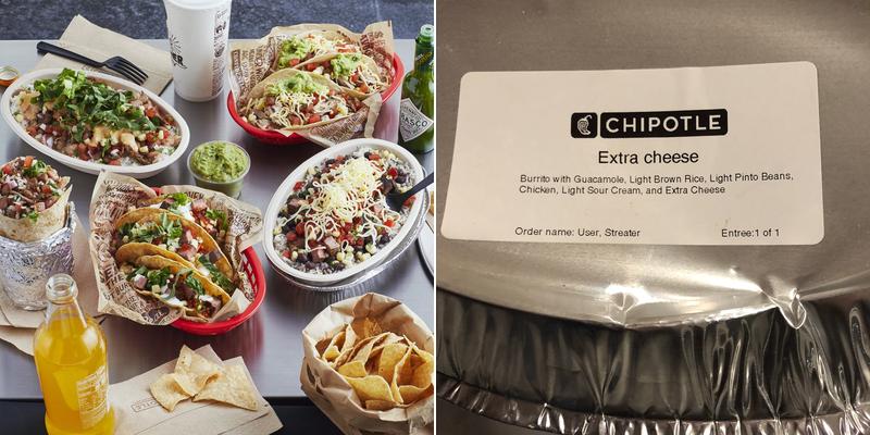 Chipotle Mexican Grill Menu