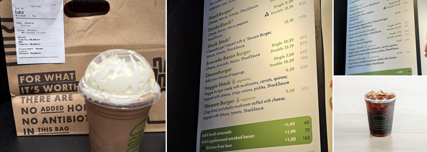 Shake Shack 1700 Broadway - 53rd & 7th Menu