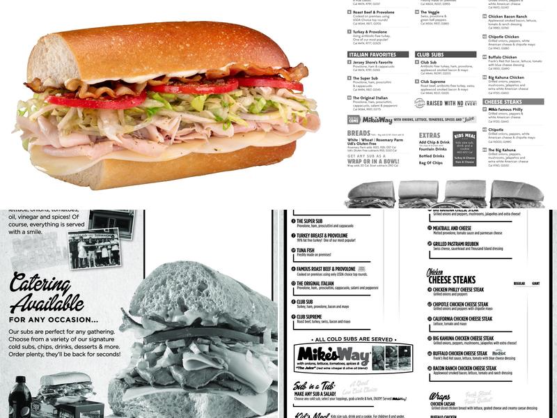 Jersey Mike's Subs Menu