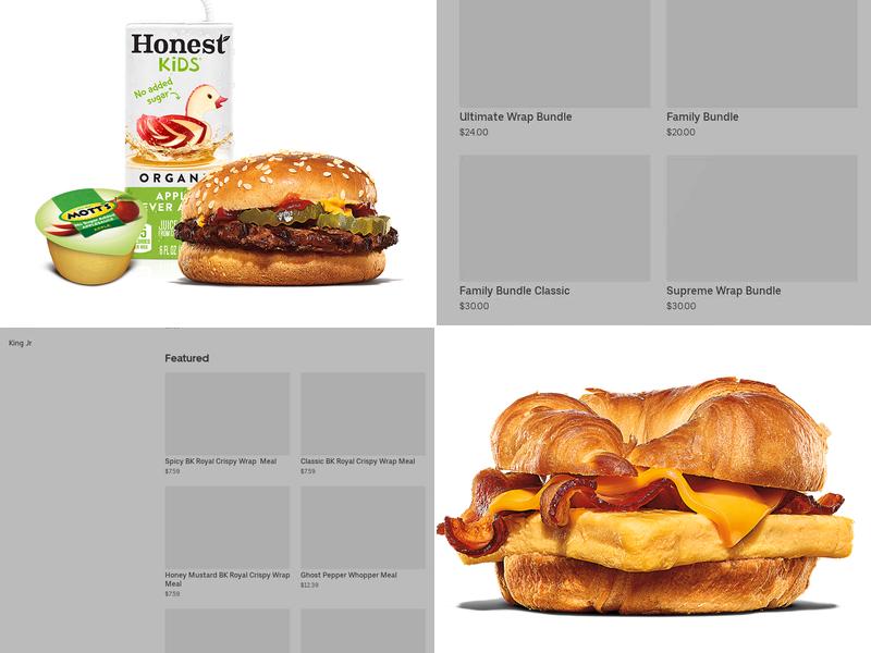 Burger King Menu