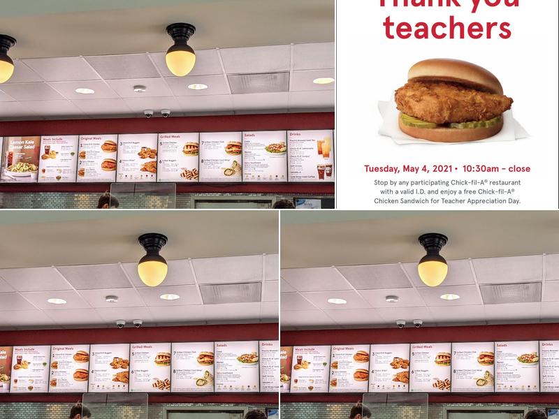 Chick-fil-A Menu